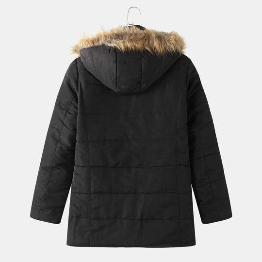 Damen Winterjacke mit abnehmbarer Kapuze und wärmender Fütterung EB