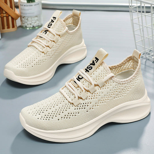 Damen Sportliche Atmungsaktive Sneakers mit flexibler Sohle EB