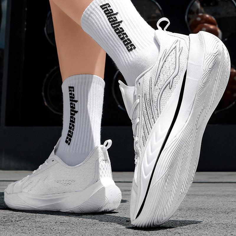 Unisex Performance-Laufschuhe mit gestricktem Komfort-Obermaterial, Wellen-Zwischensohle und anatomischer Innensohle EB