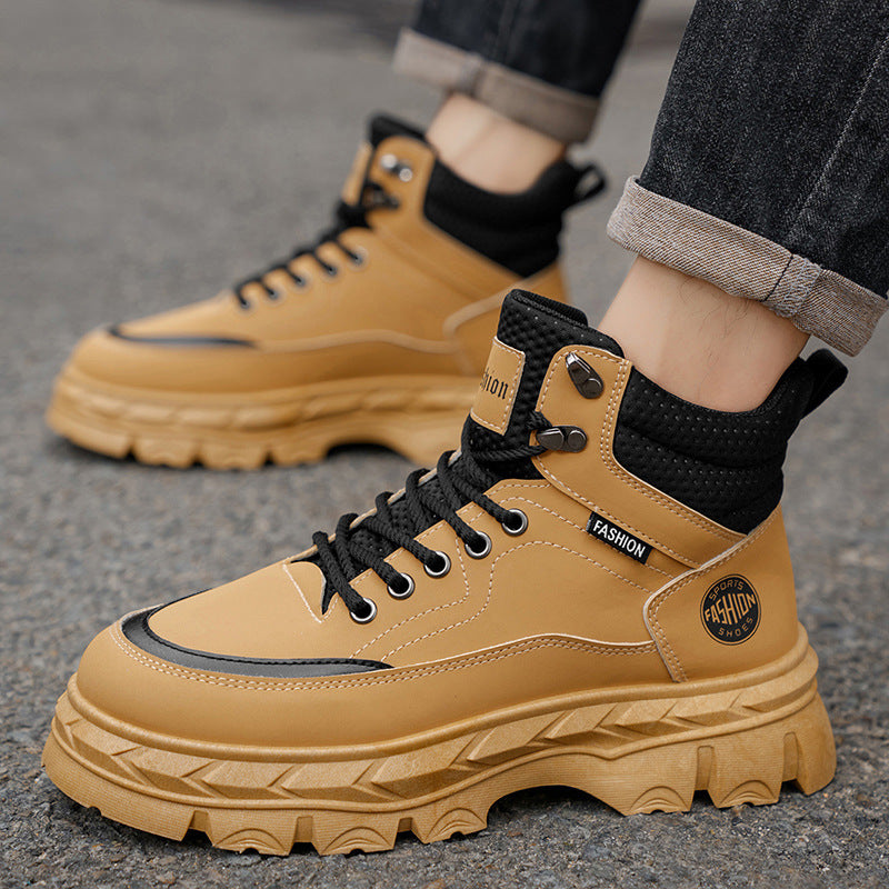 Damen Modische und robuste Sneaker Stiefel EB
