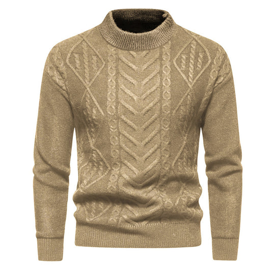 Herren Strickpullover mit strukturiertem Muster EB