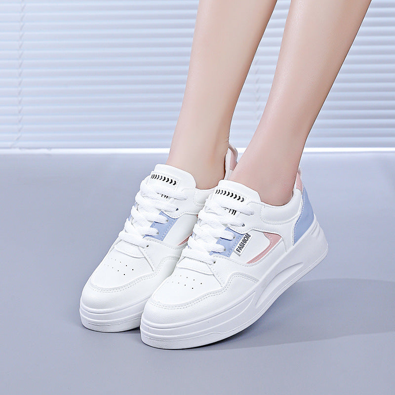 Damen Sneakers mit hochgezogener Sohle und modischem Design EB