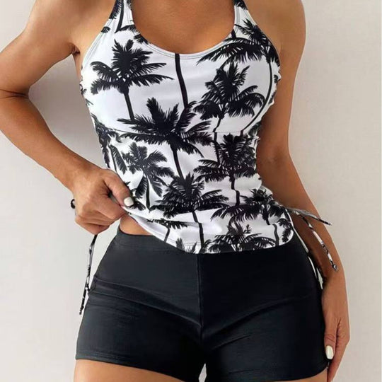 Damen Tankini-Oberteil mit sportlichen Shorts EB