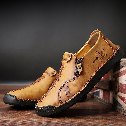 Herren lässige Leder Slipper EB