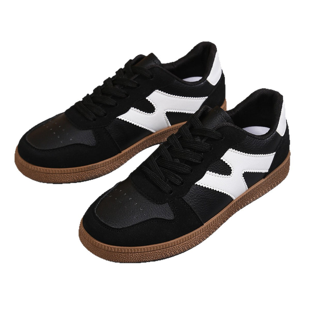 Damen Sportliche Sneakers mit strapazierfähigem Obermaterial und rutschfester Gummisohle EB