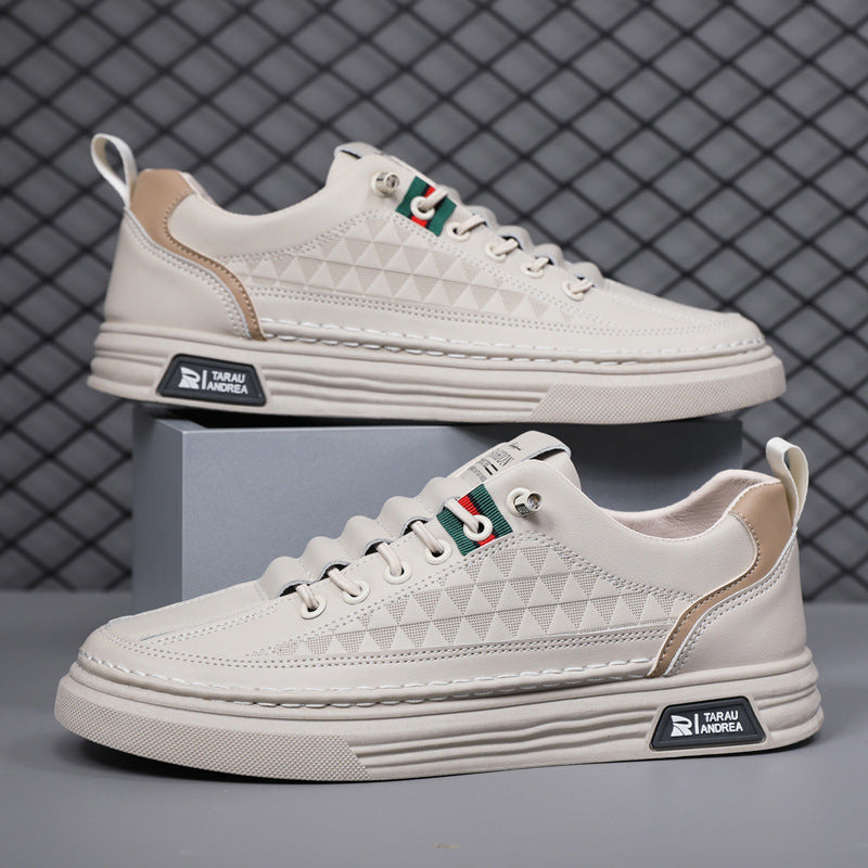 Damen Mode Sneakers mit strukturierter Oberflächenstruktur und dämpfendem Sohlenprofil EB