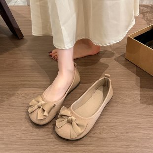 Damen Ballerinas mit zarter Schleifenverzierung EB
