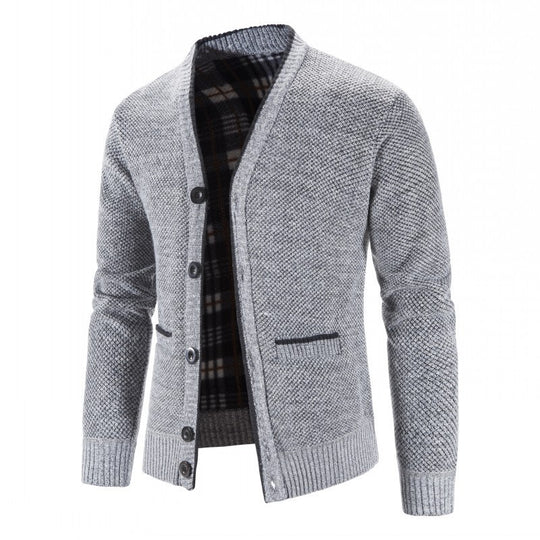 Damen Strickjacke im modernen Herringbone-Muster EB