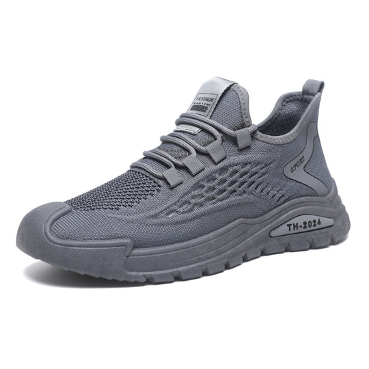 Damen Atmungsaktive Sport-Sneaker mit flexiblem Mesh-Obermaterial und rutschfester Sohle EB