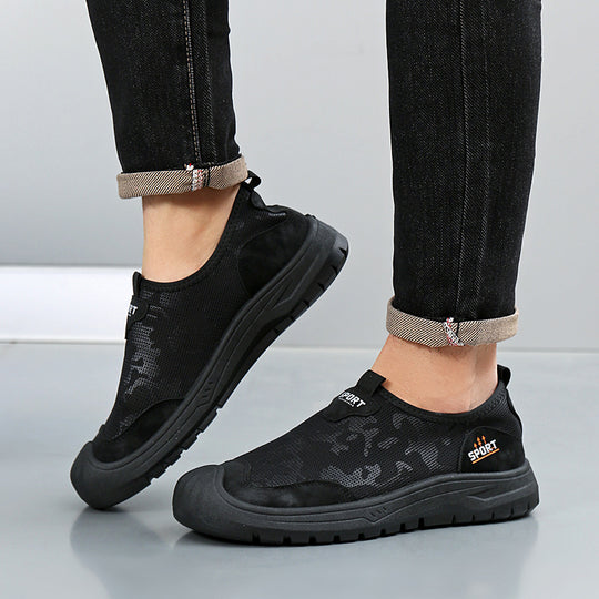 Damen Sportliche Freizeitschuhe mit atmungsaktiven Mesh-Einsätzen und rutschfester Sohle EB
