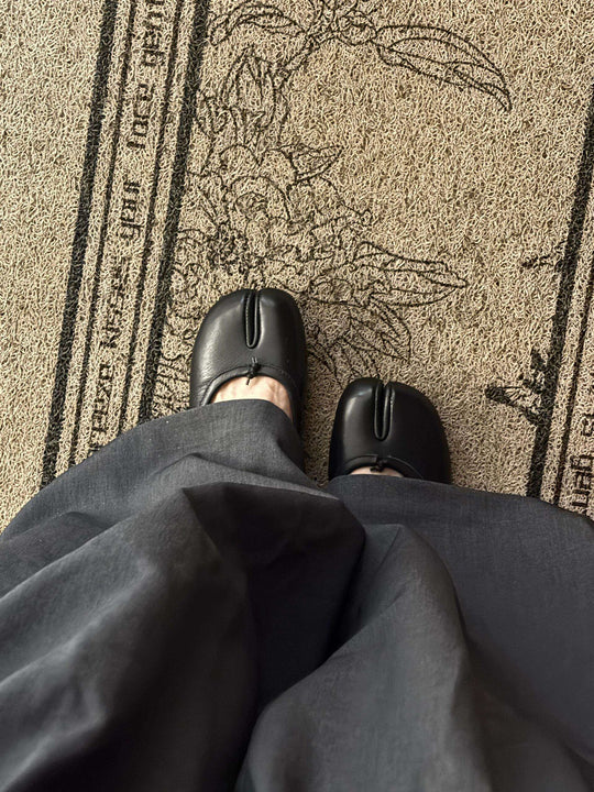 Damen Elegante und modische Ballerinas mit einzigartigem Zehen-Design EB