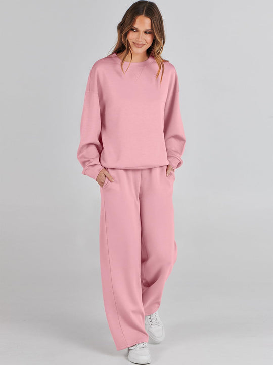 Damen entspannten Komfort Sweatset EB