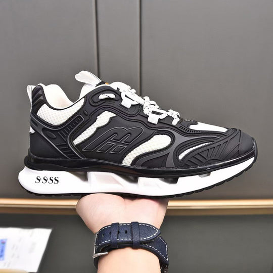 Damen Sportliche Laufschuhe mit atmungsaktiver Oberflächenstruktur und dynamischer Dämpfung EB