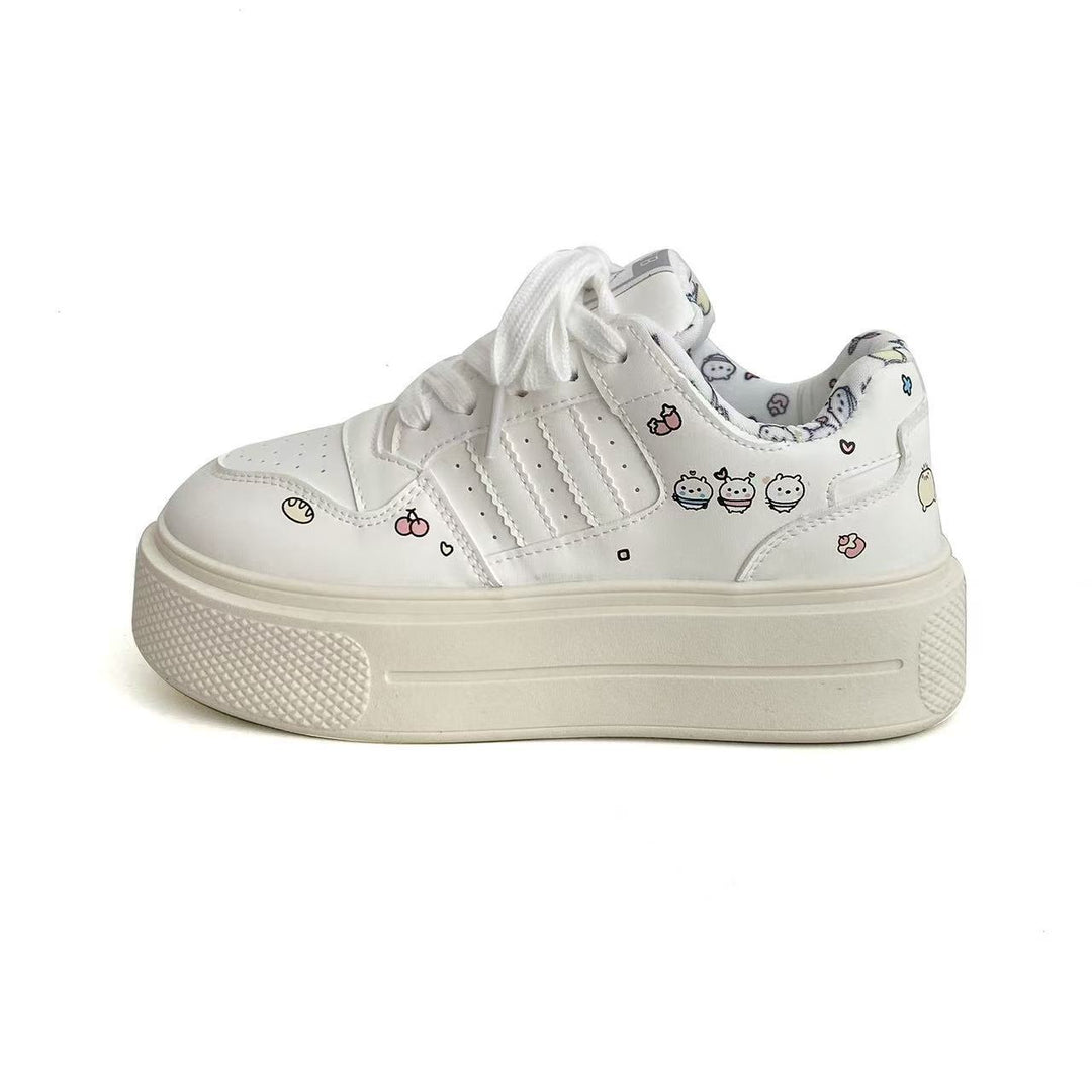 Damen Modische Sneakers mit verspielten Design-Elementen und atmungsaktiver Innenpolsterung EB