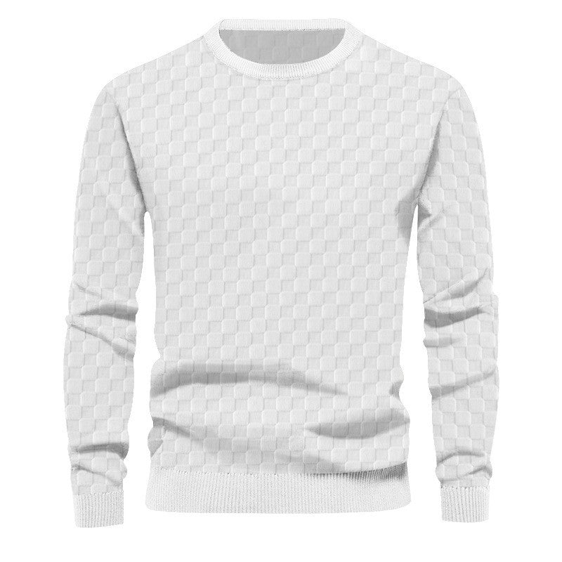Herren Strickpullover mit strukturiertem Design und bequemem Schnitt EB