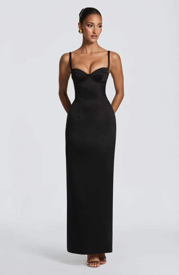Damen Elegantes Ballkleid mit figurformendem Design EB
