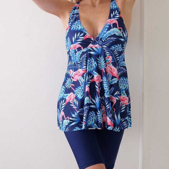 Damen Tankini-Set mit floralem Design und figurumspielender Passform EB