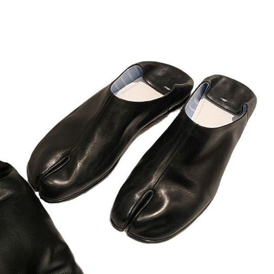 Damen modische Slipper mit glänzender Oberfläche und bequemem Schnitt EB