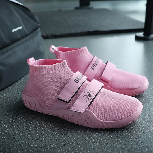 Damen Sportliche Aquaschuhe mit elastischem Klettverschluss und rutschfester Sohle EB