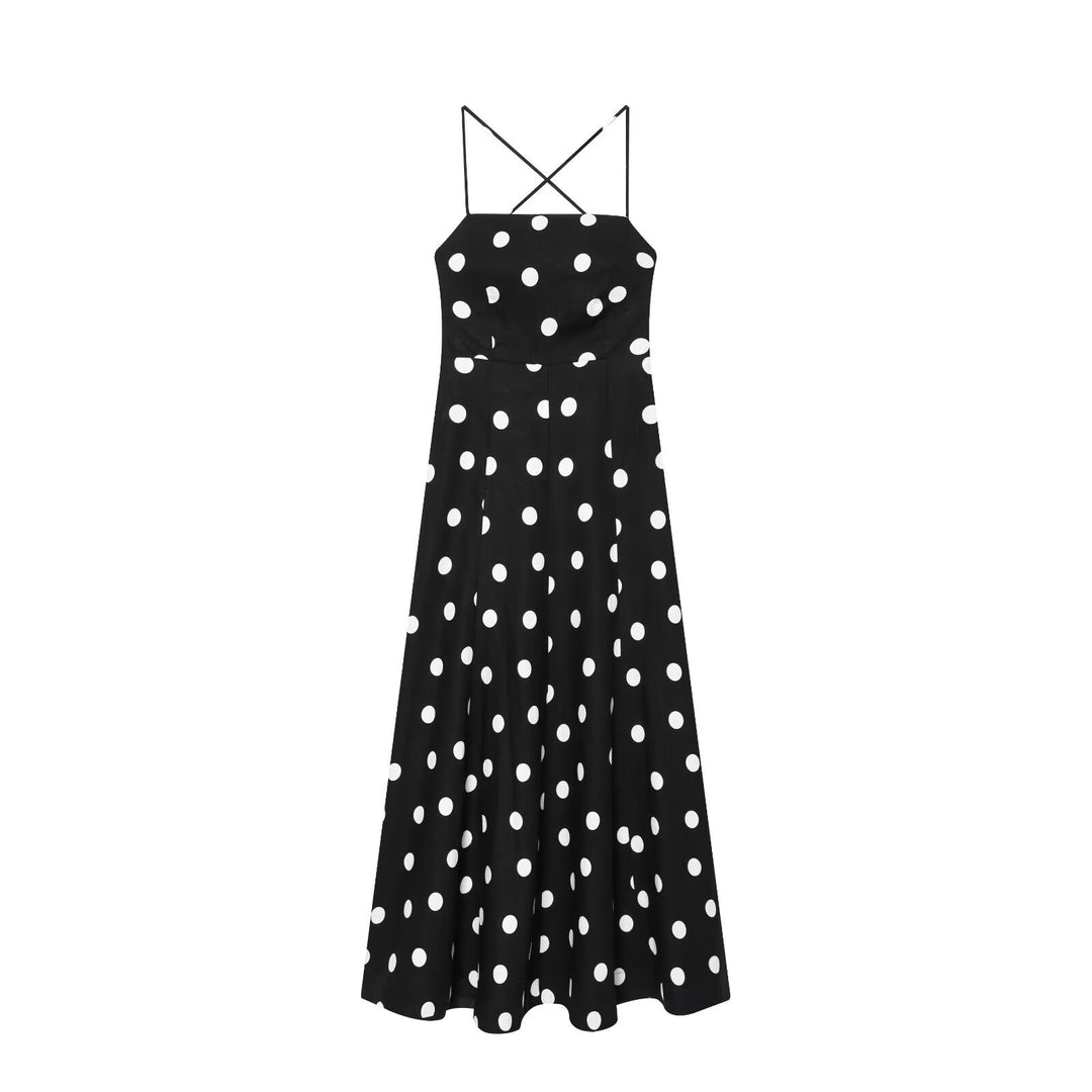 Damen Maxikleid mit eleganten Trägern EB