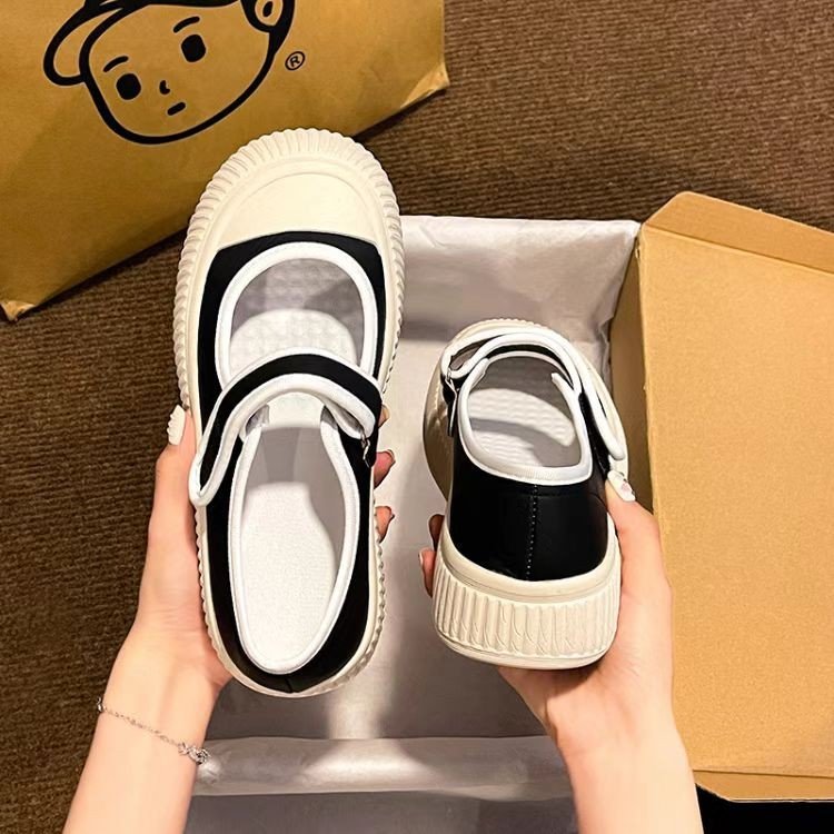 Damen Sneakers mit verstellbarem Riemen und dämpfender Laufsohle EB