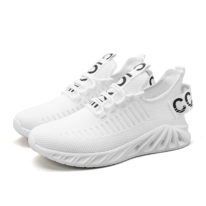 Damen Sportliche Strick-Sneakers mit Flexiblem Dämpfungssystem EB