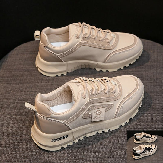 Damen sportliche Sneakers mit rutschfester Sohle und gepolstertem Innenleben EB