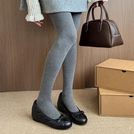 Damen Ballerinas mit modischem Riemen und eleganter Steppoptik EB