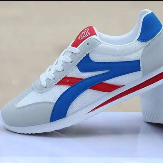 Damen Sportlich-Style Sneakers mit atmungsaktiver Oberflächenstruktur und stabiler Sohle EB