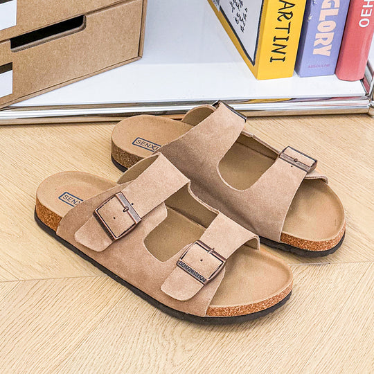 Damen bequeme Fußbett Sandalen EB