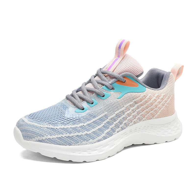 Damen Leichte Laufschuhe mit atmungsaktivem Obermaterial und stoßdämpfender Sohle EB
