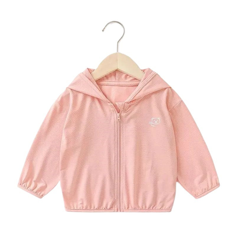Unisex nan atmungsaktive Kleinkind Kapuzenzipjacke mit UV-Schutz und schnelltrocknendem Material EB