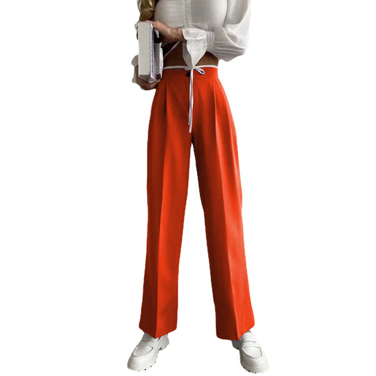 Damen Weite Palazzo-Hose mit elastischem Bund und praktischen Taschen EB