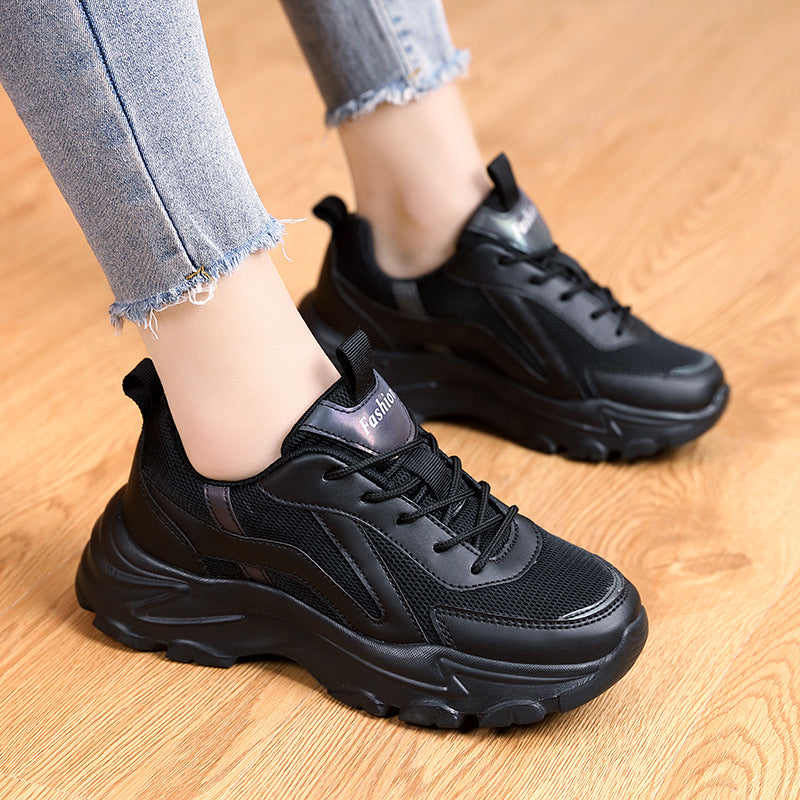 Damen Sportliche Leichtgewicht-Sneaker mit rutschfester Sohle und atmungsaktiven Eigenschaften EB