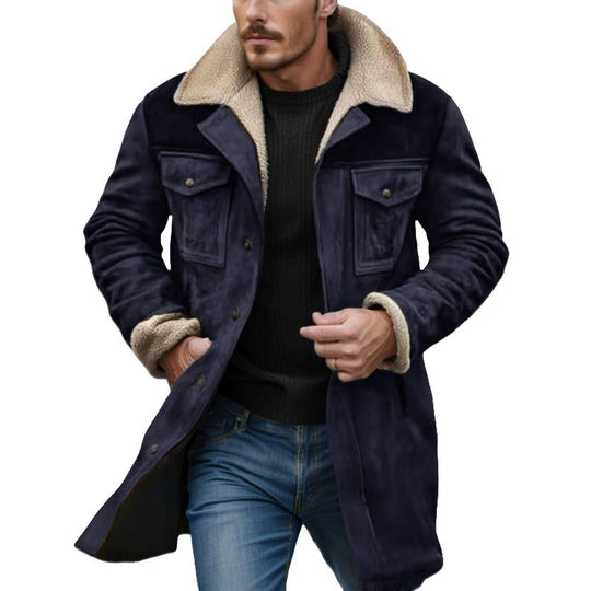 Herren Warm gefütterte Modische Jacke EB