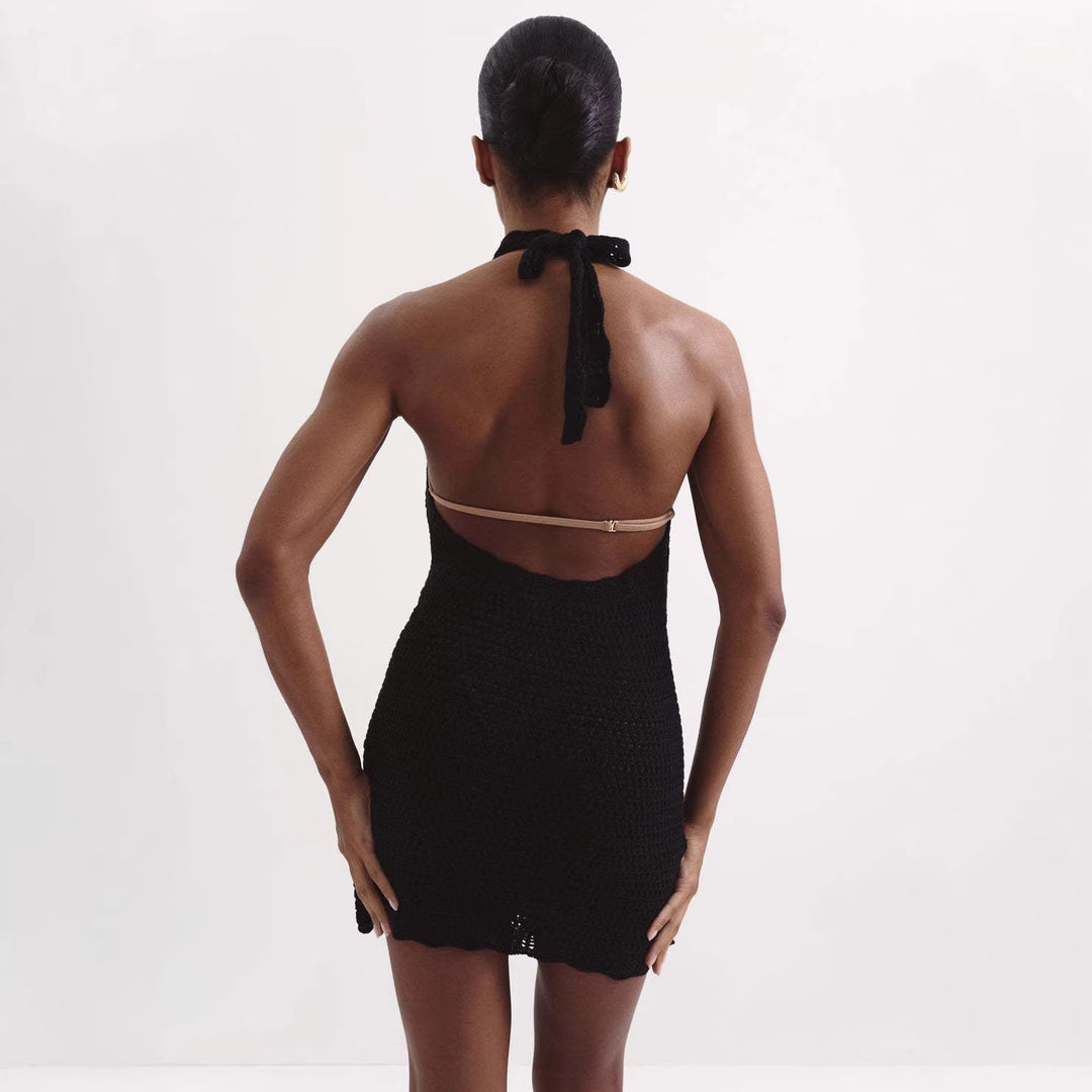 Damen Netzschal-Kleid EB