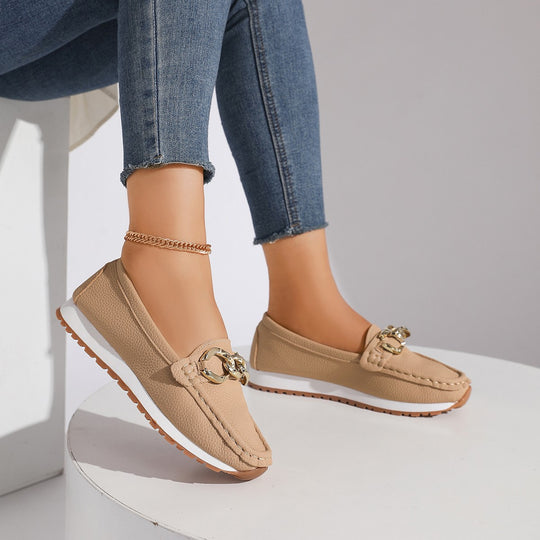 Damen Elegante Mokassins mit modischen Details EB