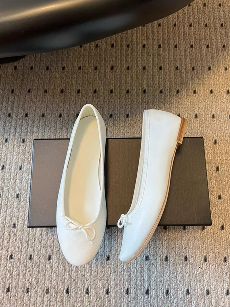 Damen Ballerinas mit raffiniertem Schleifen-Detail und komfortablem Fußbett EB