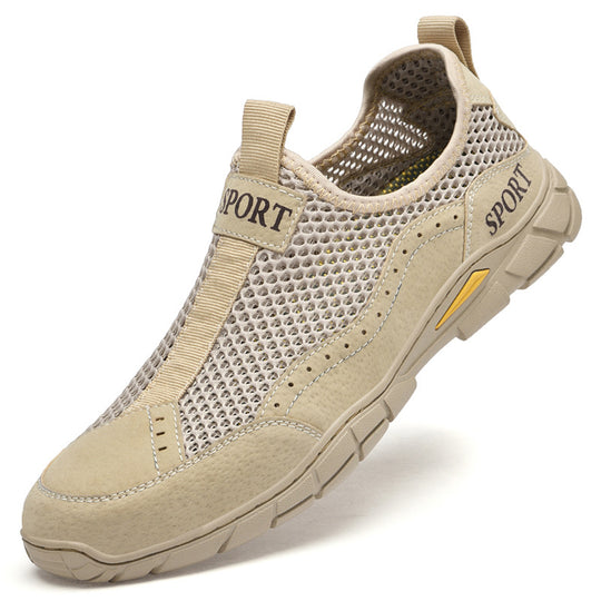 Herren Atmungsaktive Netzsneaker mit rutschfester Sohle EB