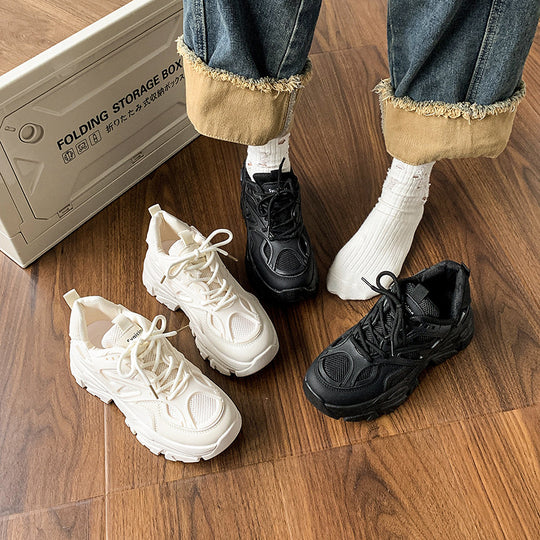 Damen Sportliche Sneakers mit verstärktem Dämpfungssystem und rutschfestem Profil EB