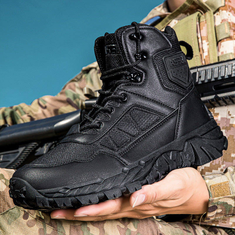Herren Hochwertige Outdoor-Stiefel mit rutschfester Sohle und verstärktem Knöchelschutz EB