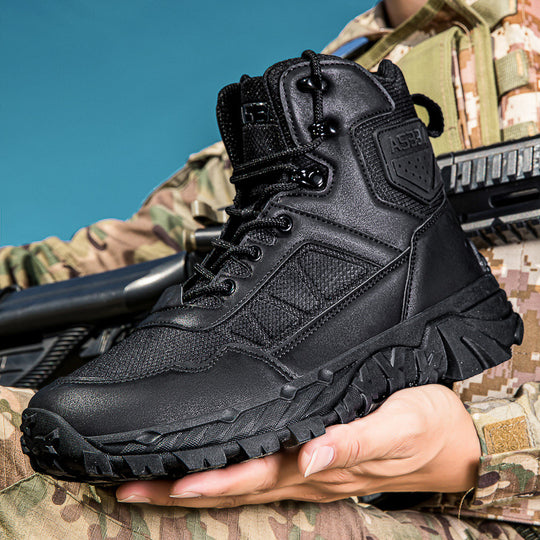 Herren Hochwertige Outdoor-Stiefel mit rutschfester Sohle und verstärktem Knöchelschutz EB