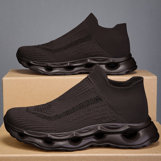 Damen Hochentwickelte Sportliche Sneakers mit elastischem Strickoberteil und dämpfender Sohle EB