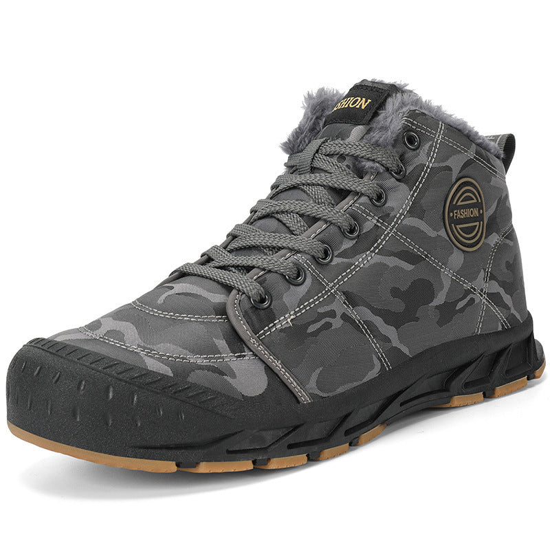 Damen Modische Winterstiefel mit warmem Innenfutter und rutschfester Sohle EB