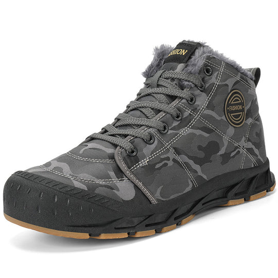 Damen Modische Winterstiefel mit warmem Innenfutter und rutschfester Sohle EB