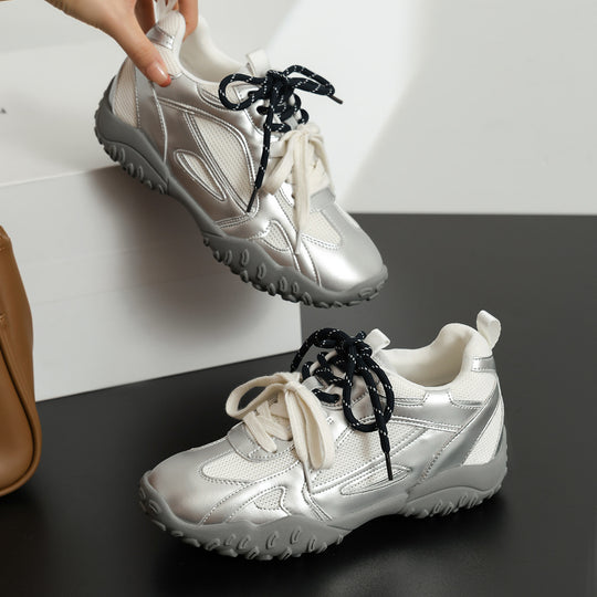 Damen Sportliche Sneaker mit atmungsaktivem Obermaterial und modischem Design EB