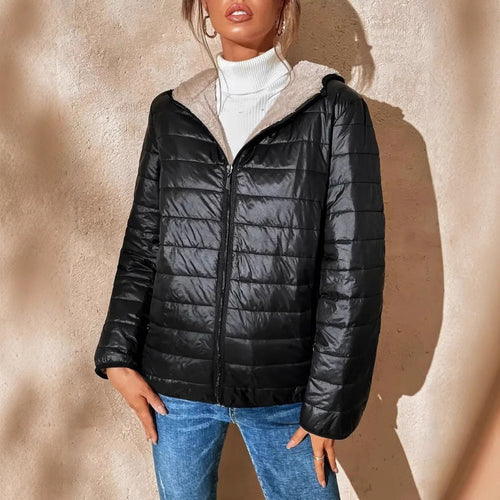 Damen gesteppte Winterjacke EB
