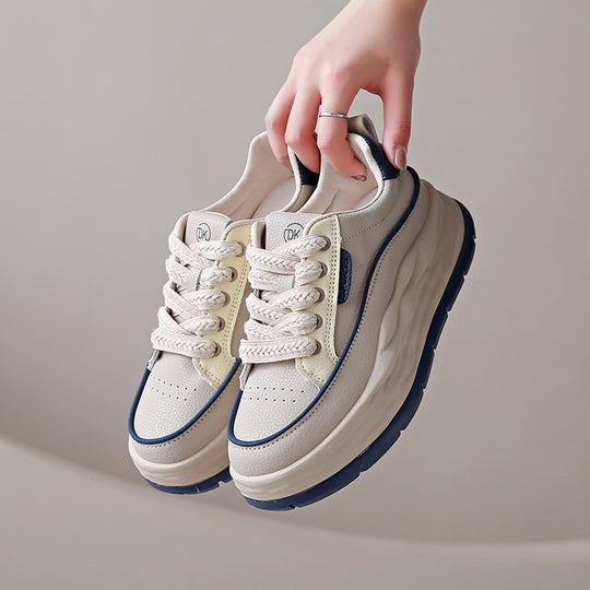 Damen trendige Chunky Sneakers mit gepolsterter Sohle und sportlichem Design EB