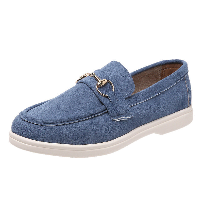 Damen Mokassins mit elegantem Ketten-Detail EB