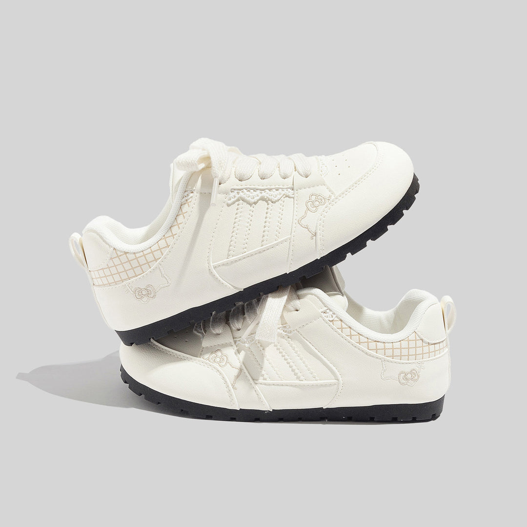 Damen Sportliche Sneakers mit verspieltem Design und atmungsaktiven Einsätzen EB